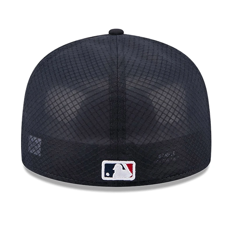 Men's New Era Navy Atlanta Braves 2026 Batting Practice 59FIFTY Fitted Hat