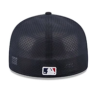 Men's New Era Navy Atlanta Braves 2026 Batting Practice 59FIFTY Fitted Hat