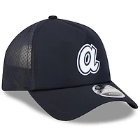 Casquette ajustable New Era Royal Atlanta Braves 2026 pour homme, modèle alternatif d'entraînement au bâton Apex 9FORTY