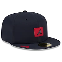 Men's New Era  Navy Atlanta Braves 2026 Clubhouse 59FIFTY Fitted Hat