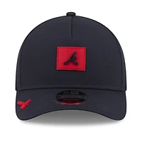 Casquette ajustable New Era Atlanta Braves 2026 Clubhouse 9FORTY bleu marine pour homme