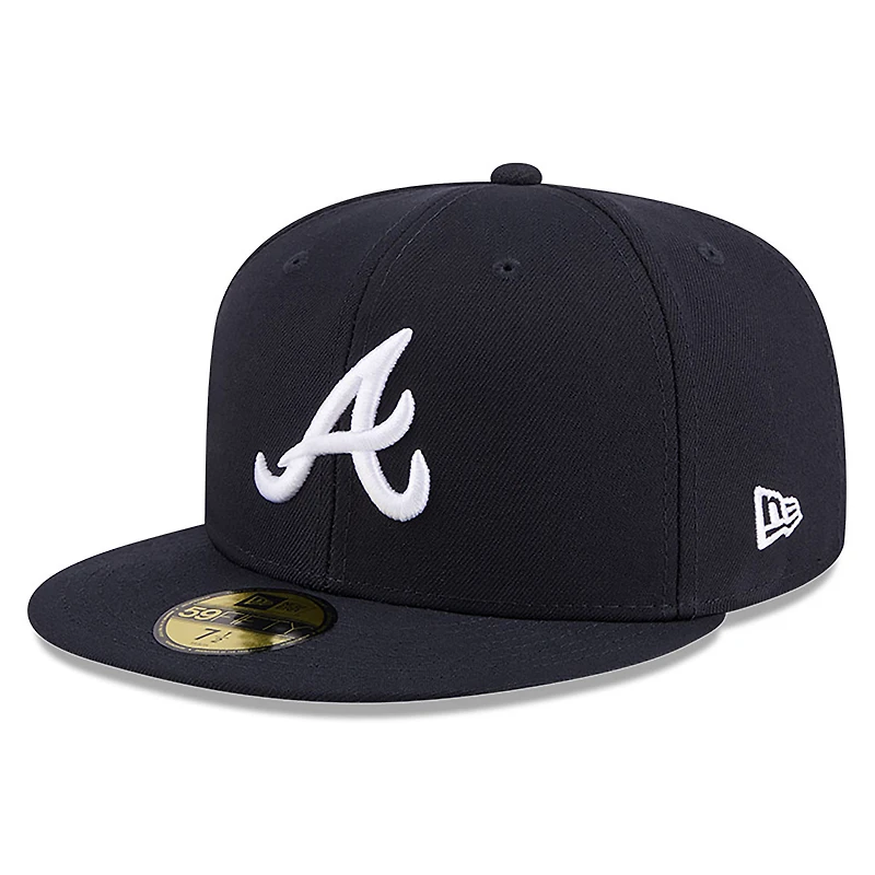 Casquette ajustée New Era bleu marine Atlanta Braves 2026 Jackie Robinson Day 59FIFTY pour homme
