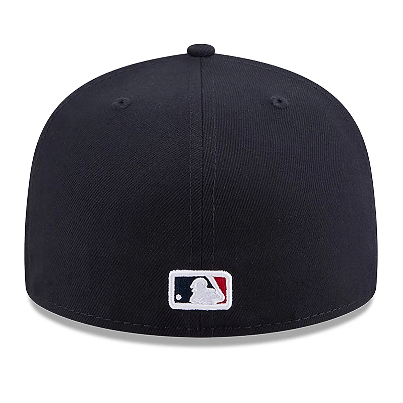 Casquette ajustée New Era bleu marine Atlanta Braves 2026 Jackie Robinson Day 59FIFTY pour homme