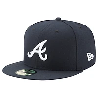 Casquette ajustée New Era 59FIFTY pour homme, bleu marine, Atlanta Braves, collection Little League Classic 2026 Authentic