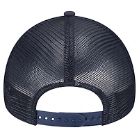 Men's New Era Navy Atlanta Braves 9FORTY A-Frame Trucker Adjustable Hat