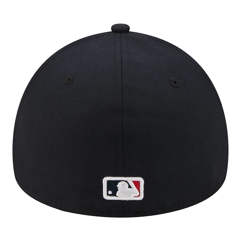 Casquette ajustée New Era 59FORTY bleu marine Atlanta Braves pour homme