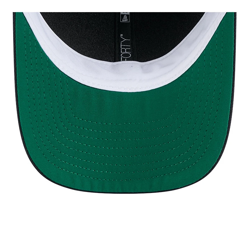 Casquette ajustable New Era 9FORTY M-Crown bleu marine pour homme, modèle Hall of Fame des Braves d'Atlanta