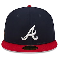 Men's New Era Navy Atlanta Braves Big League Chew Team 59FIFTY Fitted Hat
