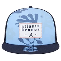 Casquette Snapback 9FIFTY Snapback pour bas de bikini Atlanta Braves New Era pour hommes