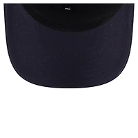 Casquette extensible à bouton-pression New Era bleu marine pour homme avec écusson circulaire 9SEVENTY des Braves d'Atlanta