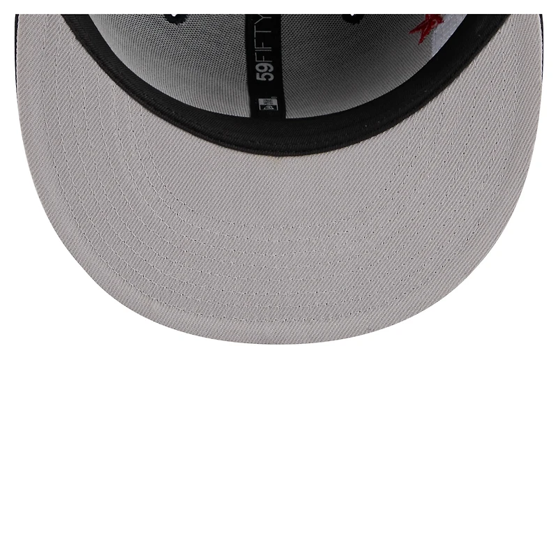 Men's New Era Navy Atlanta Braves City Patch 59FIFTY Fitted Hat
