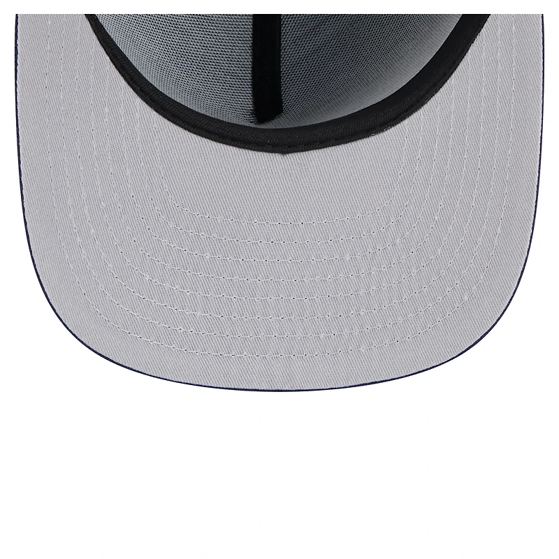 Men's New Era Navy Atlanta Braves Color Pack A-Frame 59FIFTY Fitted Hat
