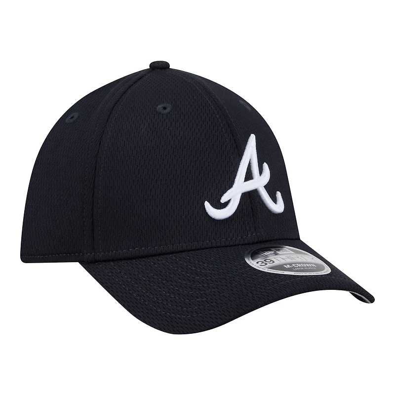 Men's New Era Navy Atlanta Braves Dash 39THIRTY Flex Hat