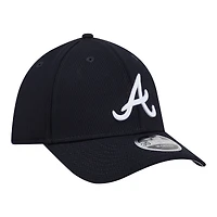 Men's New Era Navy Atlanta Braves Dash 39THIRTY Flex Hat