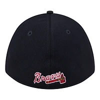Casquette New Era Dash 39THIRTY Flex bleu marine Atlanta Braves pour homme
