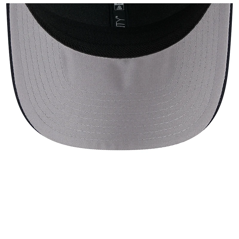 Casquette extensible à bouton-pression New Era bleu marine avec drapeau des Braves d'Atlanta 9SEVENTY pour homme