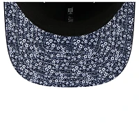 Men's New Era  Navy Atlanta Braves Floral Patch 9SEVENTY Adjustable Hat