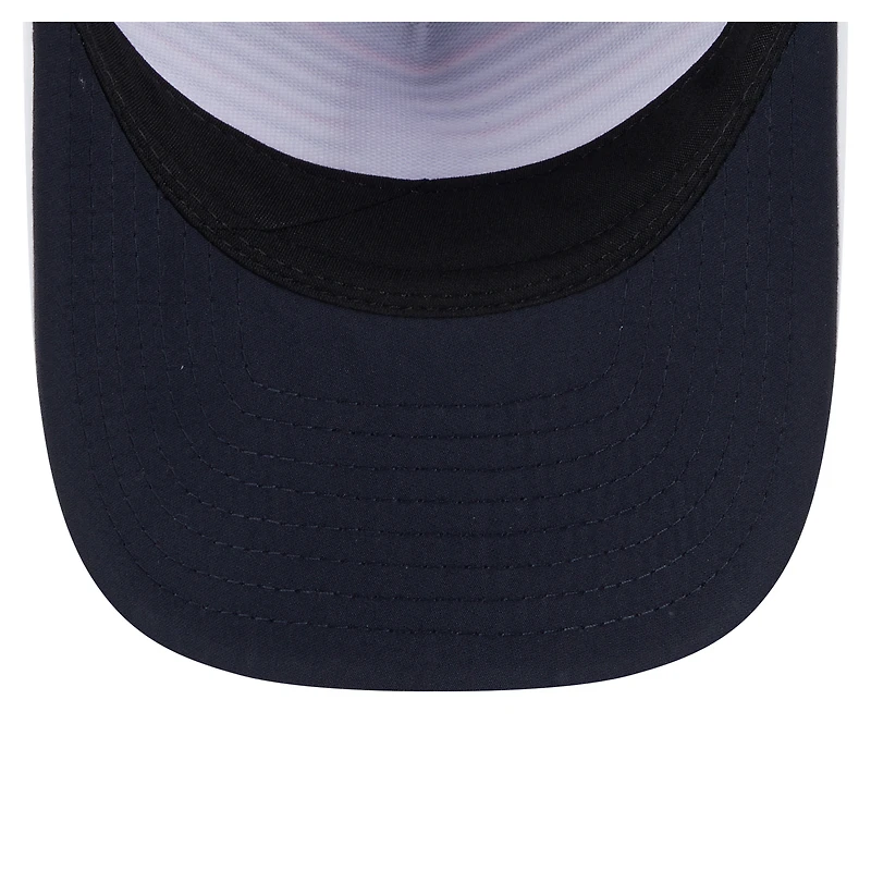 Men's New Era  Navy Atlanta Braves Gradient 9FORTY M-Crown Adjustable Hat