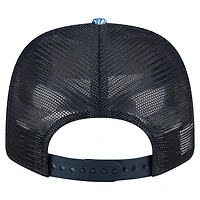 Men's New Era Navy Atlanta Braves Hula Trucker 9SEVENTY Adjustable Hat