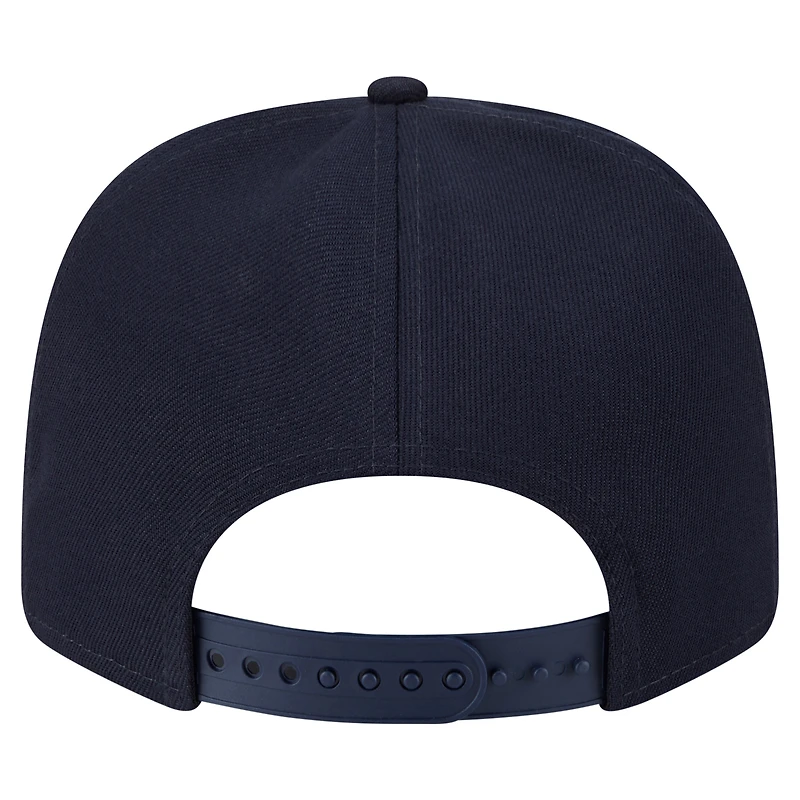 Men's New Era Navy Atlanta Braves Multi-Rope 9SEVENTY Stretch-Snap Hat