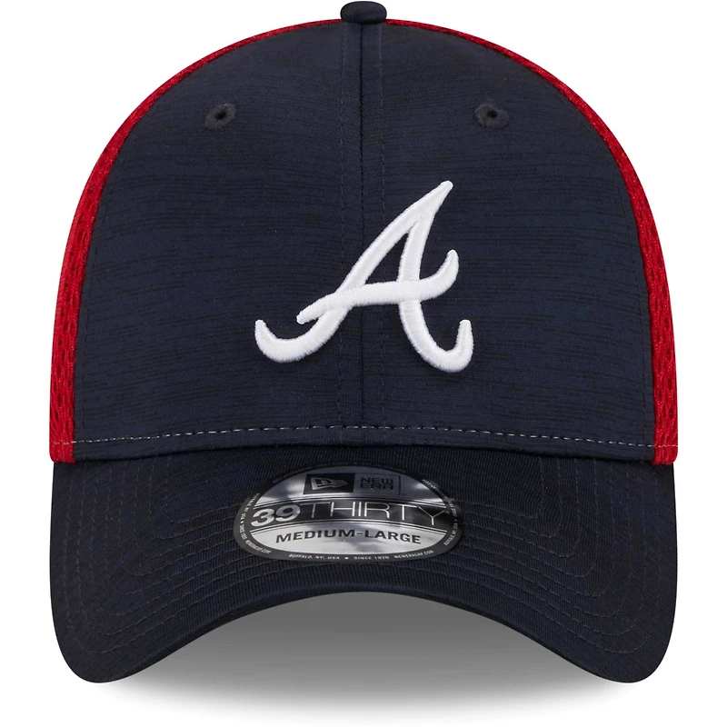 Men's New Era Navy Atlanta Braves Neo 39THIRTY Flex Hat