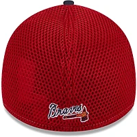 Men's New Era Navy Atlanta Braves Neo 39THIRTY Flex Hat
