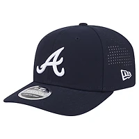 Men's New Era  Navy Atlanta Braves Performance 9SEVENTY Adjustable Hat