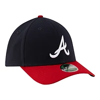 Men's New Era  Navy Atlanta Braves Player Replica 39THIRTY M-Crown Flex Hat