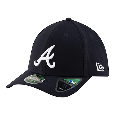 Men's New Era  Navy Atlanta Braves Player Replica 39THIRTY M-Crown Flex Hat