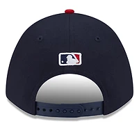 Men's New Era Navy Atlanta Braves Player Replica 9FORTY Adjustable Hat