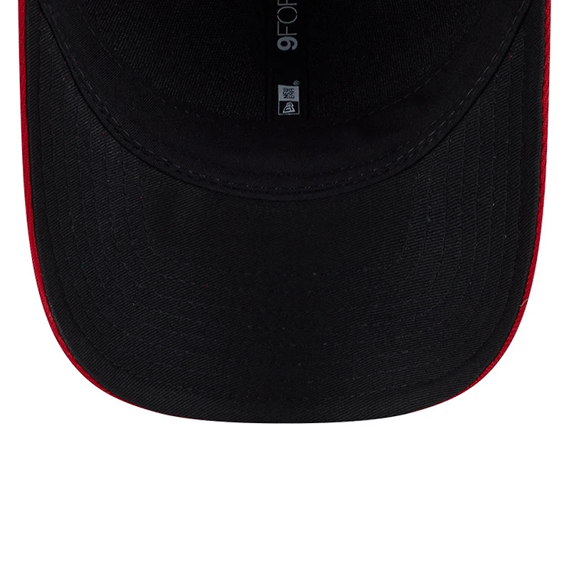 Casquette ajustable New Era bleu marine Atlanta Braves Player Replica 9FORTY pour homme