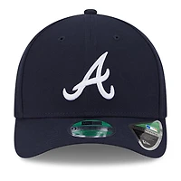 Men's New Era  Navy Atlanta Braves Player Replica 9FORTY Adjustable Hat