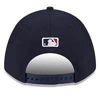 Men's New Era  Navy Atlanta Braves Player Replica 9FORTY Adjustable Hat