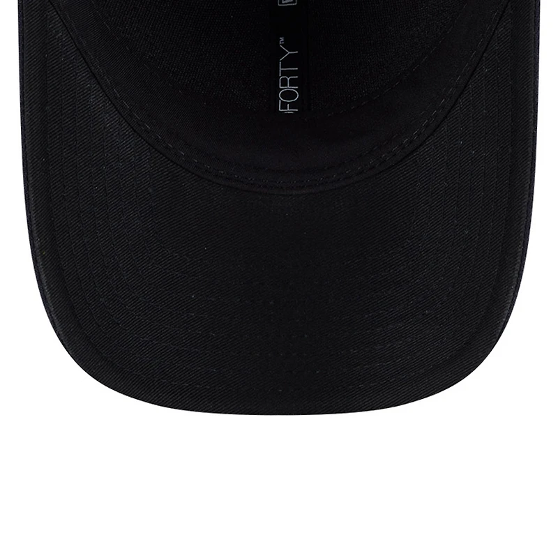 Casquette ajustable New Era bleu marine Atlanta Braves Player Replica 9FORTY pour homme