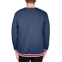 Men's New Era Navy Atlanta Braves Pullover Sweatshirt