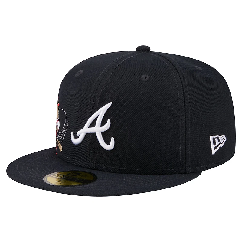 Casquette ajustée New Era 59FIFTY pour homme, bleu marine