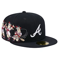 Casquette ajustée New Era 59FIFTY pour homme, bleu marine