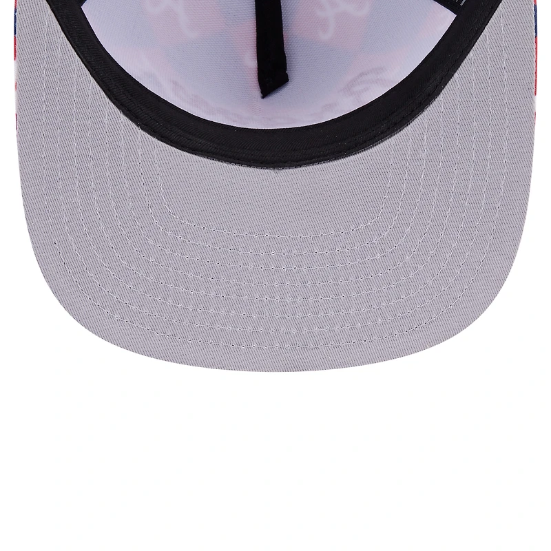 Casquette Snapback 9FIFTY Snapback Atlanta Braves Seeing Diamonds New Era pour hommes