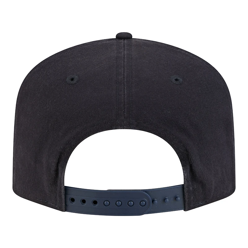 Casquette ajustable New Era bleu marine Atlanta Braves Stacked 19TWENTY pour homme