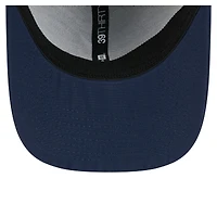 Casquette New Era 39THIRTY Flex bleu marine pour homme, motif camouflage subtil des Braves d'Atlanta