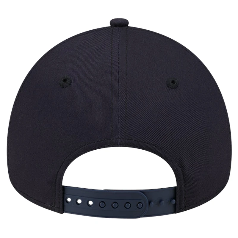 Casquette ajustable 9FORTY couleur équipe des Atlanta Braves New Era pour hommes, bleu marine