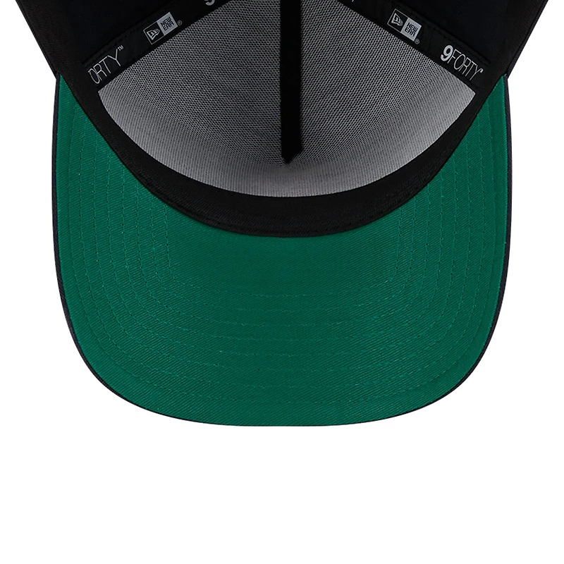 Casquette ajustable 9FORTY couleur équipe des Atlanta Braves New Era pour hommes, bleu marine