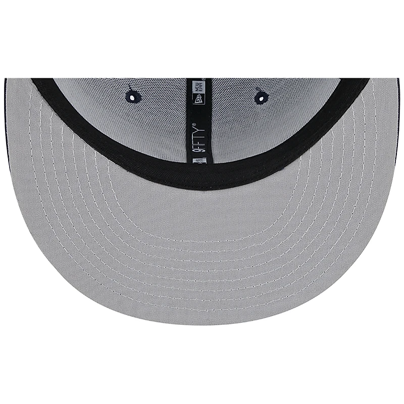 Casquette Snapback 9FIFTY Trucker 9FIFTY bleu marine Atlanta Braves Team New Era pour homme