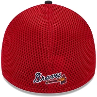 Men's New Era Navy Atlanta Braves Team Neo 39THIRTY Flex Hat