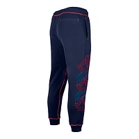 Pantalon de jogging pour homme Atlanta Braves bleu marine New Era