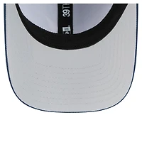 Casquette New Era 39THIRTY Flex bleu marine pour homme, motif camouflage ton sur des Braves d'Atlanta