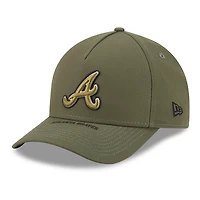 Men's New Era  Olive Atlanta Braves 2026 Armed Forces Day 9FORTY Adjustable Hat