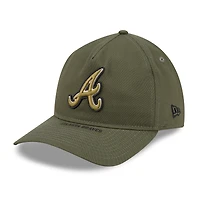 Men's New Era  Olive Atlanta Braves 2026 Armed Forces Day 9TWENTY Adjustable Hat