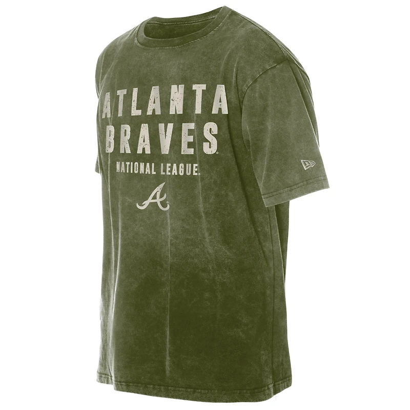 Men's New Era  Olive Atlanta Braves 2026 Armed Forces Day T-Shirt