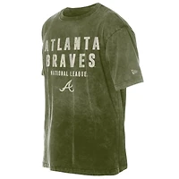 Men's New Era  Olive Atlanta Braves 2026 Armed Forces Day T-Shirt